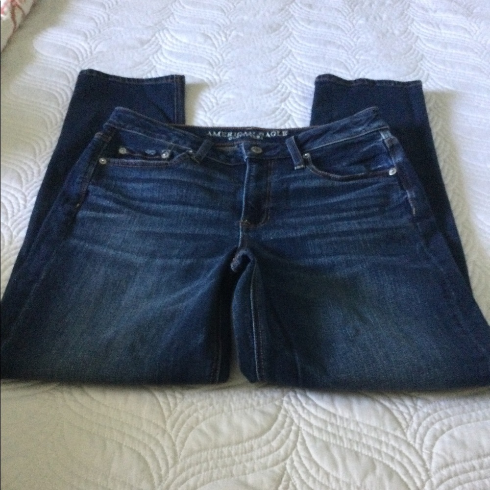 American Eagle Stretch X/HIGH RISE SLIM.  8 Short